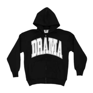 Drama Call Black Heavy Zip Up