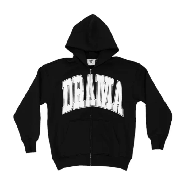 Drama Call Black Heavy Zip Up