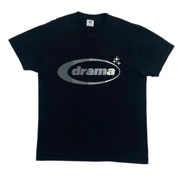 Drama Call Oval T-shirt Black-Grey