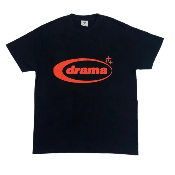 Drama Call Oval T-shirt Black-Red