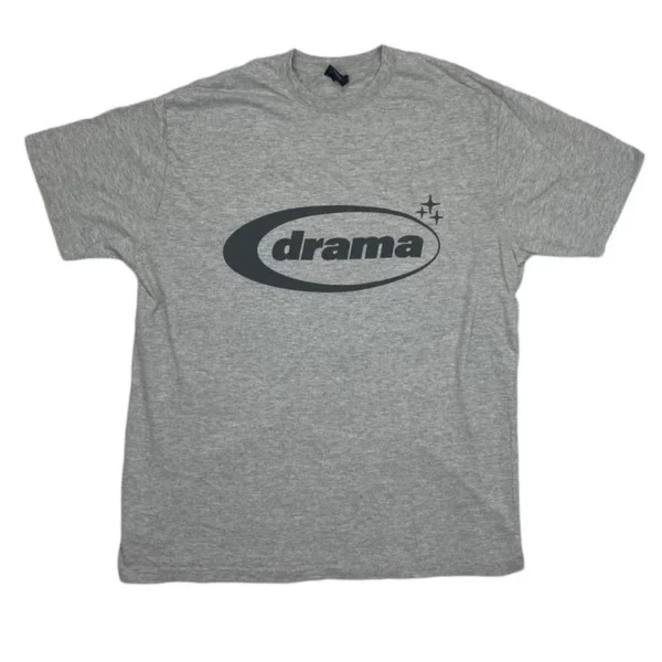 Drama Call Oval T-shirt Grey-Black