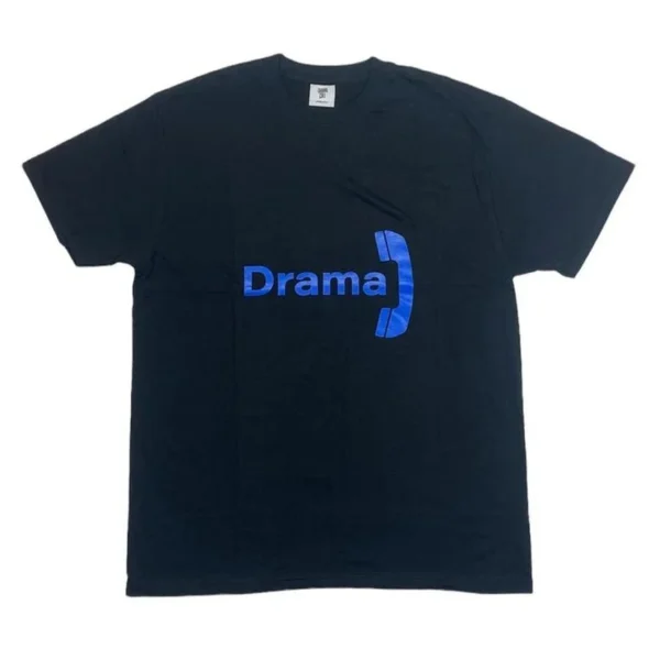 Drama Call Telephone T-shirt Black-Blue