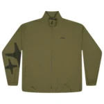 ARMY GREEN HALFTONE STA TRACK TOP