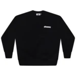 BLACK STAPLE HEAVY CREW