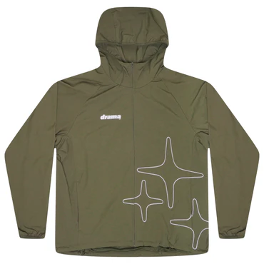 LIGHTWEIGHT NYLON JACKET (GREEN)