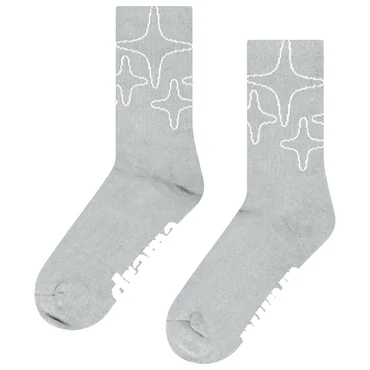 LITE GREY STA SOCKS